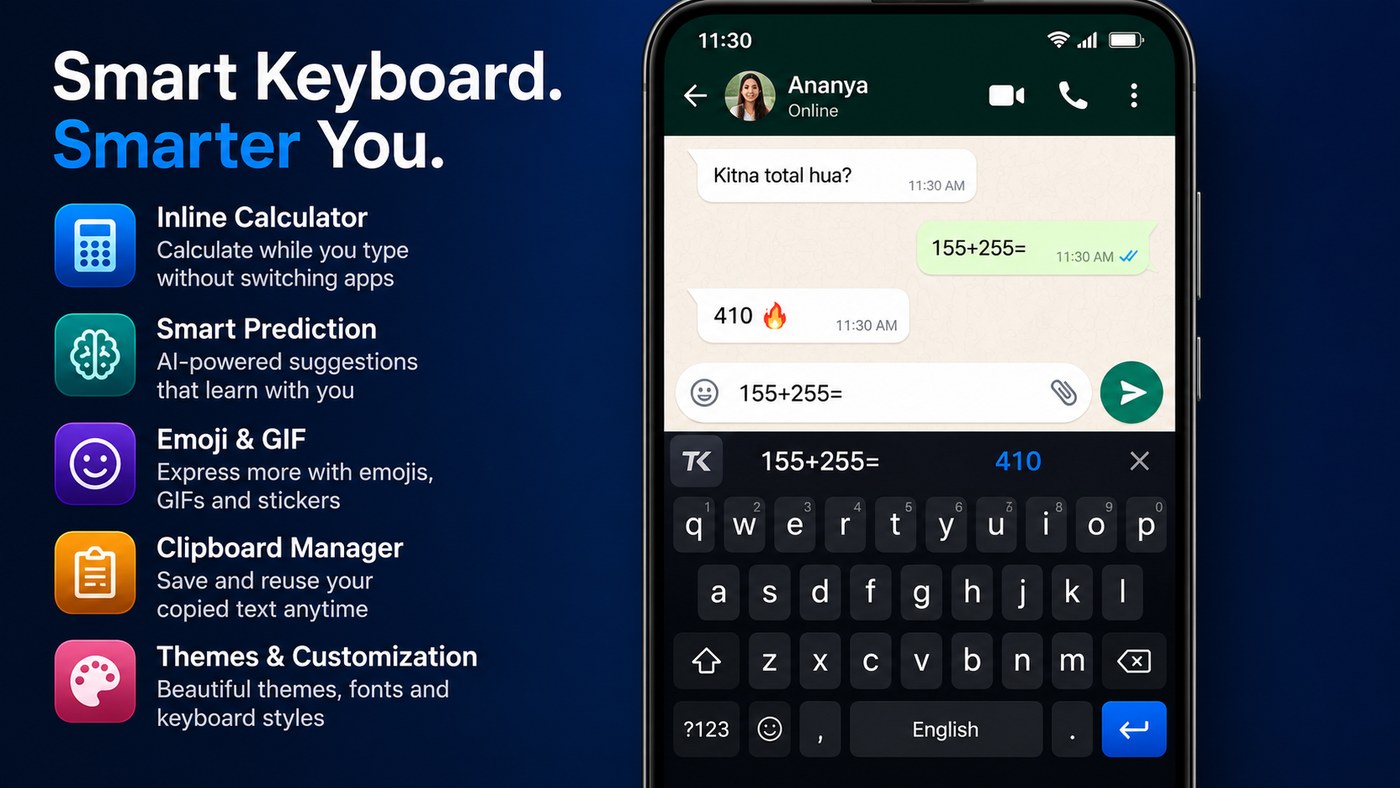 ToolKey inline calculator in a chat